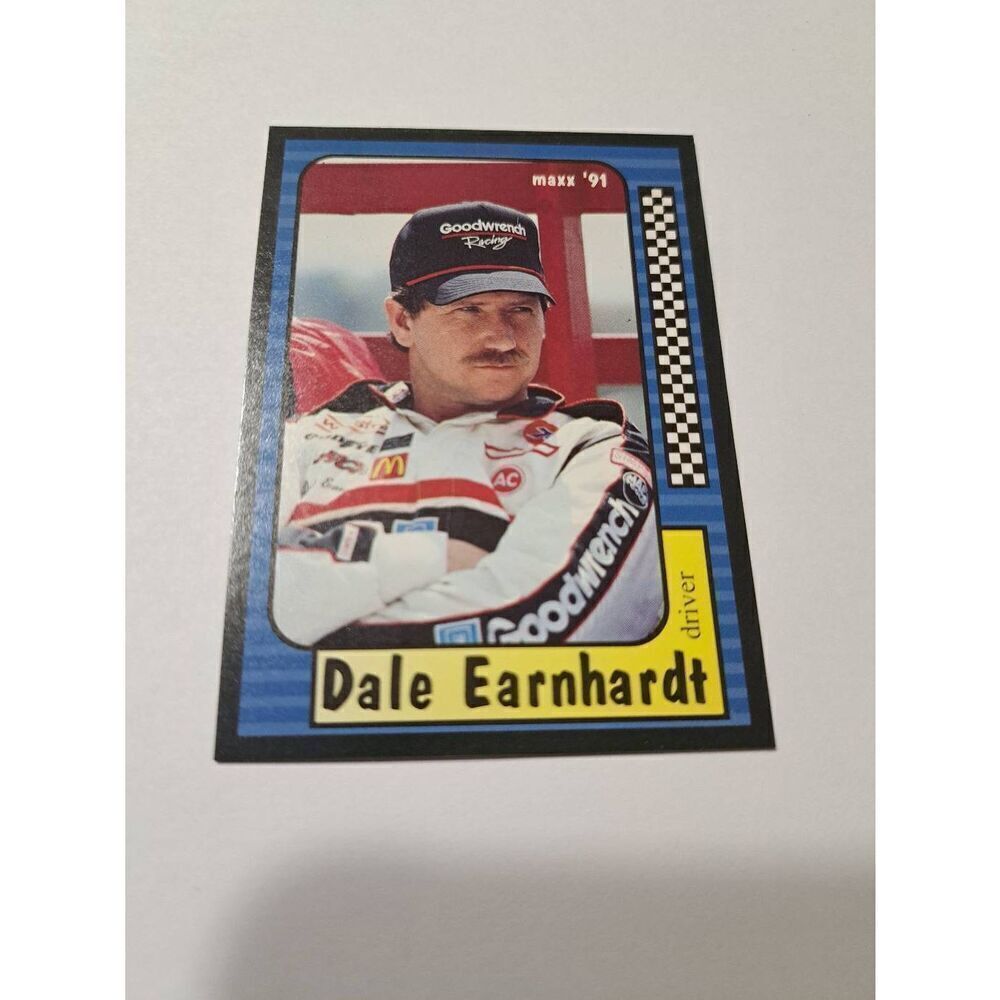 Vintage 1991 Maxx Dale Earnhardt Intimidator #3  Trading Card Race Car Nascar